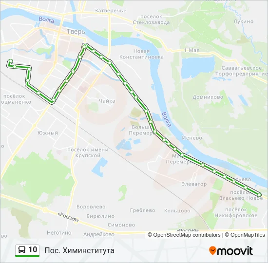 10 Bus Line Map