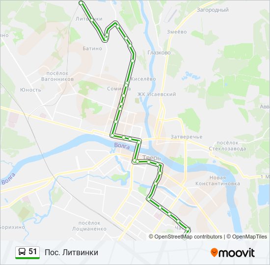Тверь поселок литвинки карта
