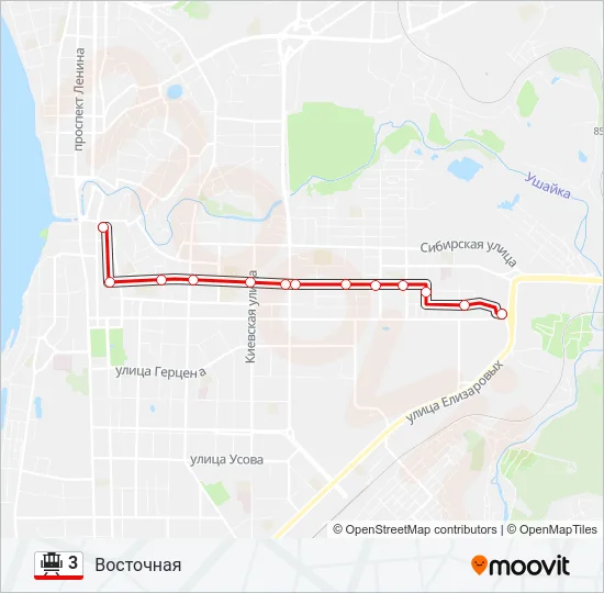 3 Tram Line Map