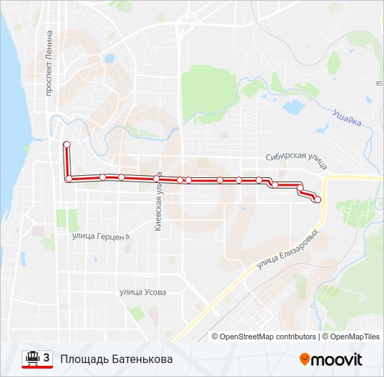 3 Tram Line Map