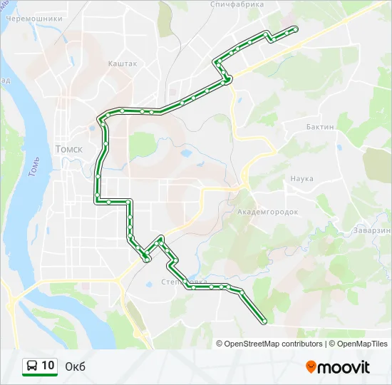 10 Bus Line Map