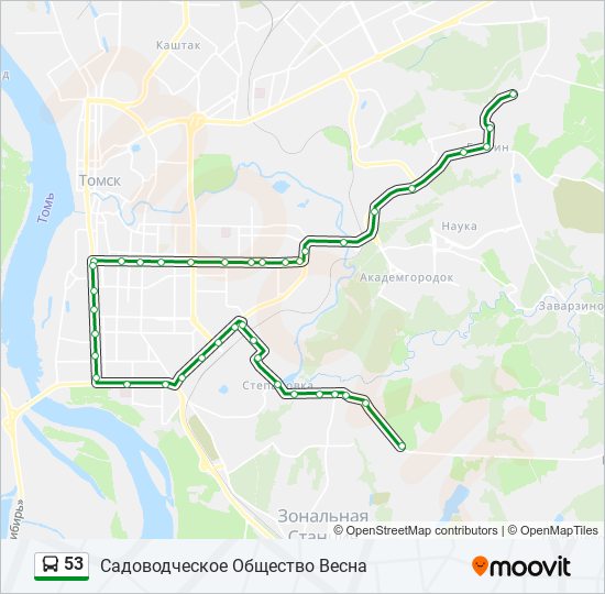 Расписание 53 маршрута старый. 53 Автобус маршрут. Маршрут 53 автобуса Томск. Остановки 53 маршрутки Томск. Схема маршрута 053 автобуса.