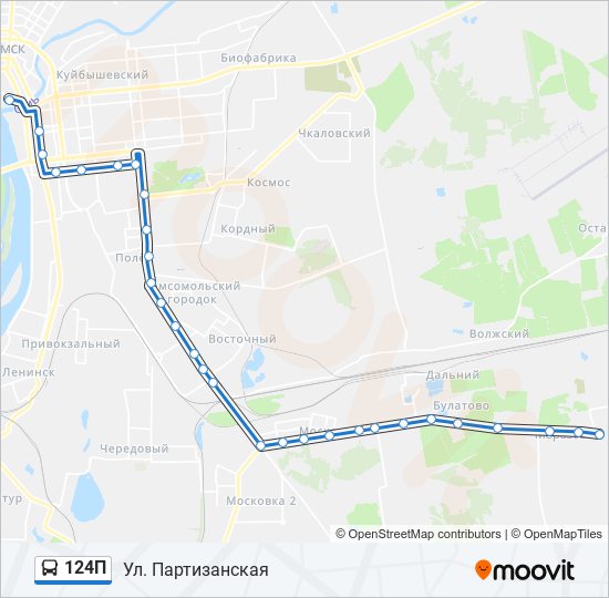 124 маршрут тольятти схема движения с остановками