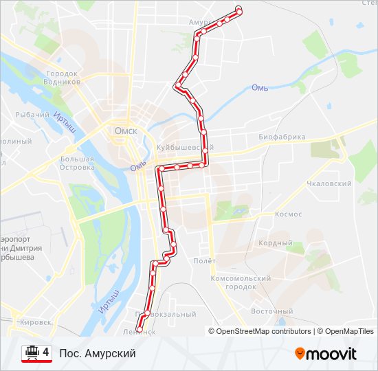 4 Tram Line Map