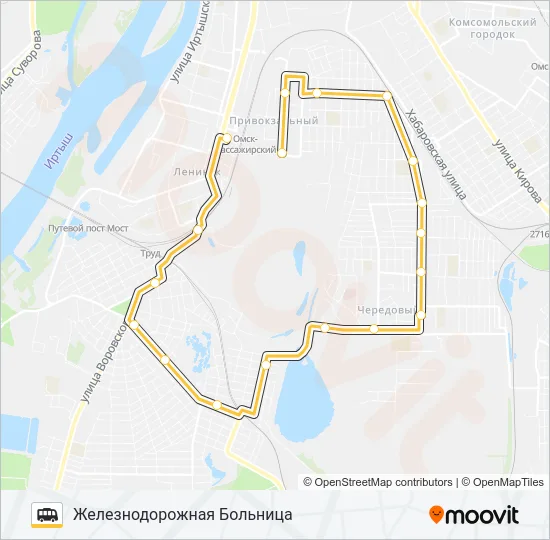 Маршрутка 4: карта маршрута