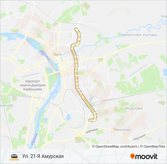 47 Shuttle Line Map