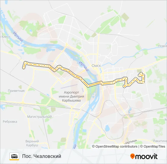 99 Shuttle Line Map