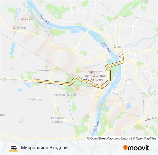 125 Shuttle Line Map