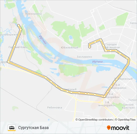 202 Shuttle Line Map