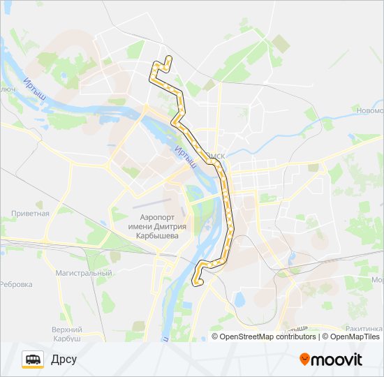 207 Shuttle Line Map