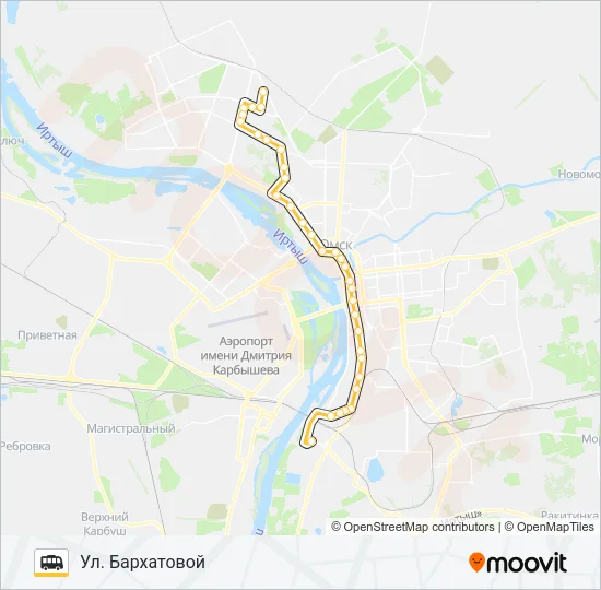207 Shuttle Line Map