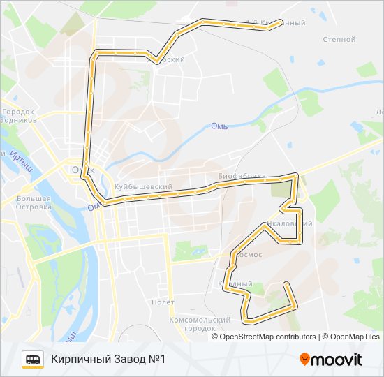 Маршрутка 222: карта маршрута