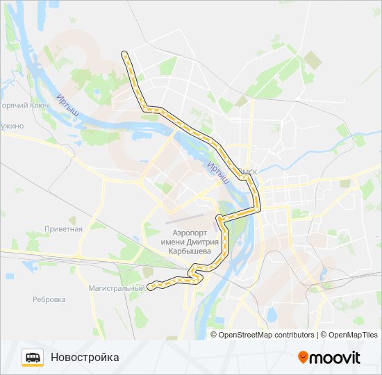 302 shuttle Line Map