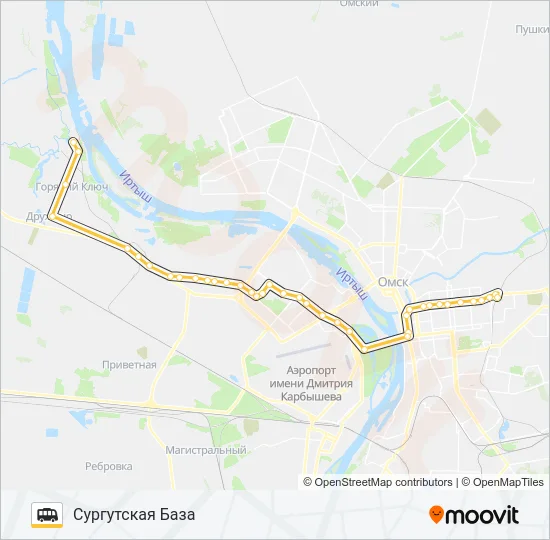 304 Shuttle Line Map
