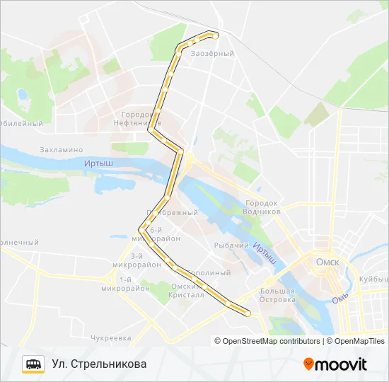 305 Shuttle Line Map