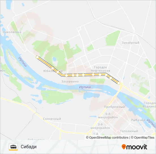 309 Shuttle Line Map