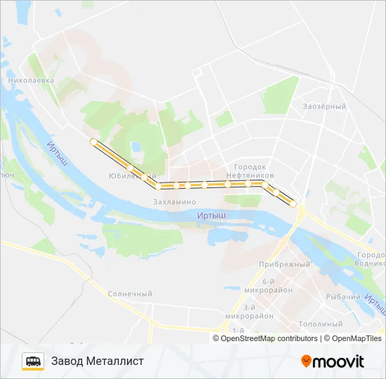 309 Shuttle Line Map