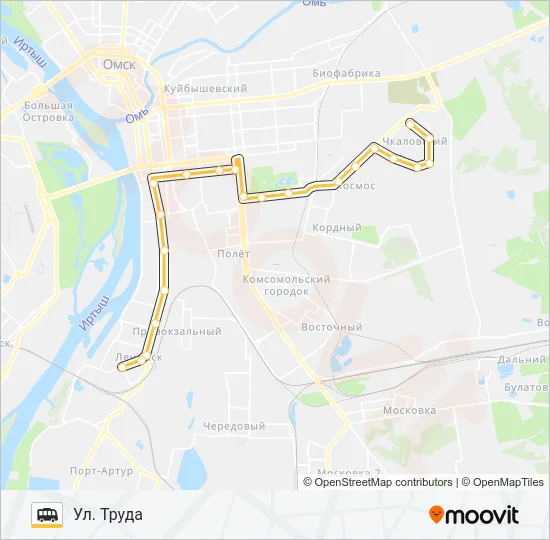 317 Shuttle Line Map