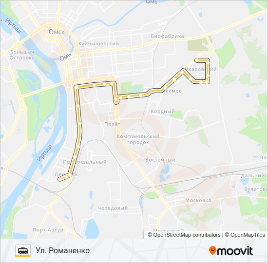 317 Shuttle Line Map