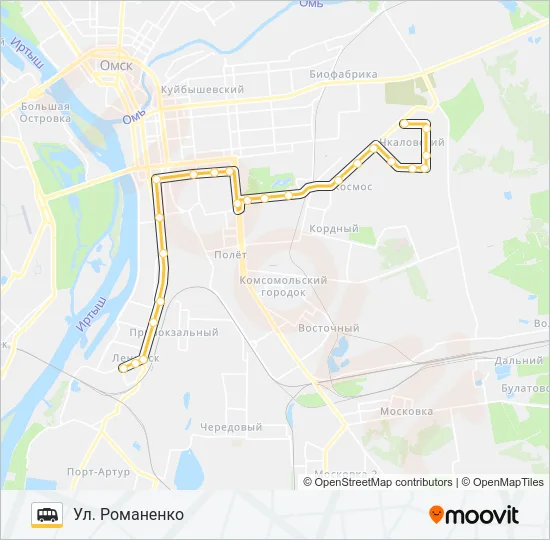 317 Shuttle Line Map