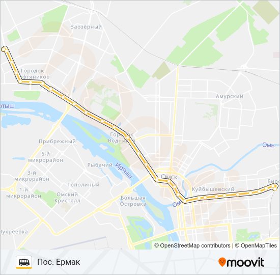 Маршрутка 320: карта маршрута