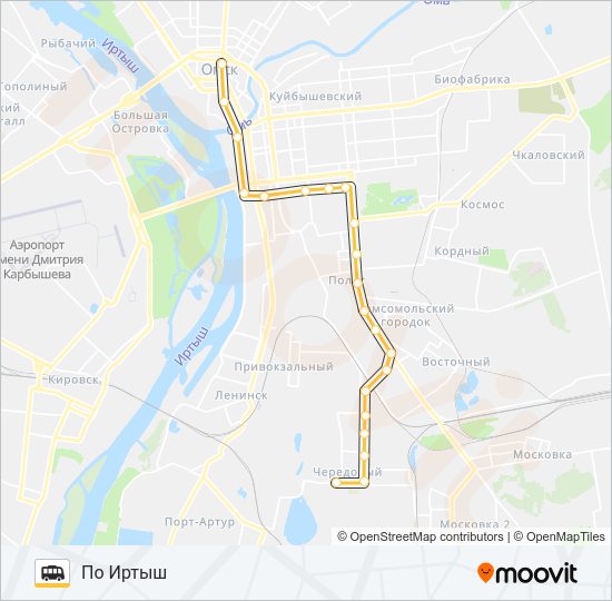 331 Shuttle Line Map