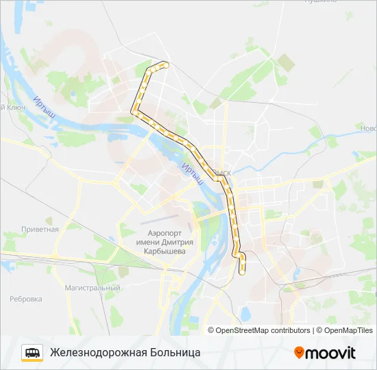 336 Shuttle Line Map