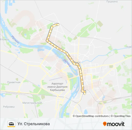 336 Shuttle Line Map