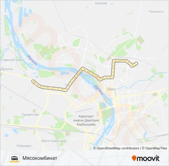 343 Shuttle Line Map