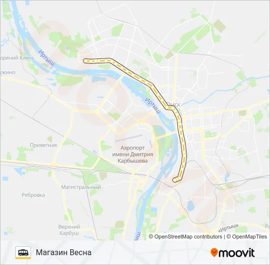 346 Shuttle Line Map