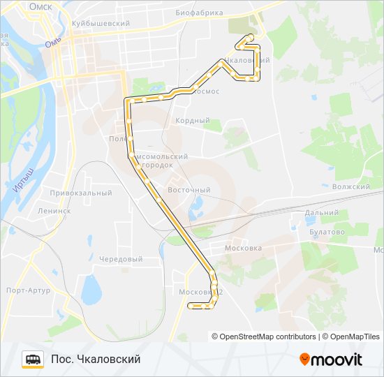 Маршрутка 348: карта маршрута
