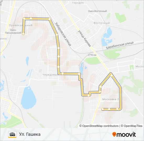 Маршрутка 349: карта маршрута
