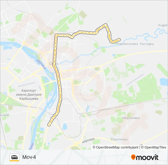 350 Shuttle Line Map