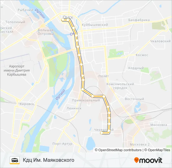 354 Shuttle Line Map