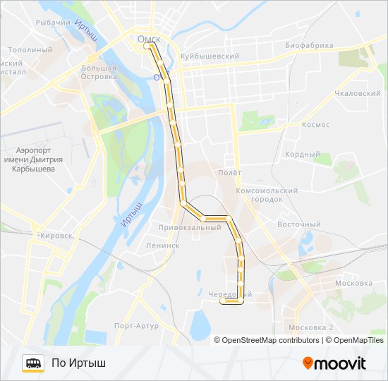Маршрутка 354: карта маршрута