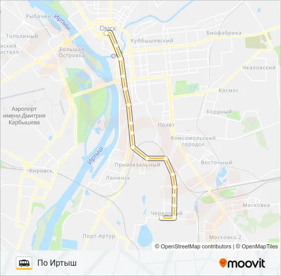 354 Shuttle Line Map