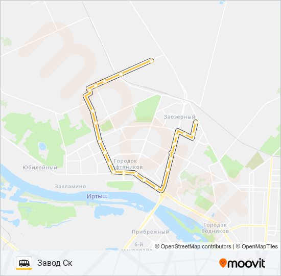 357 shuttle Line Map