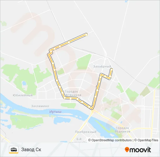 357 Shuttle Line Map