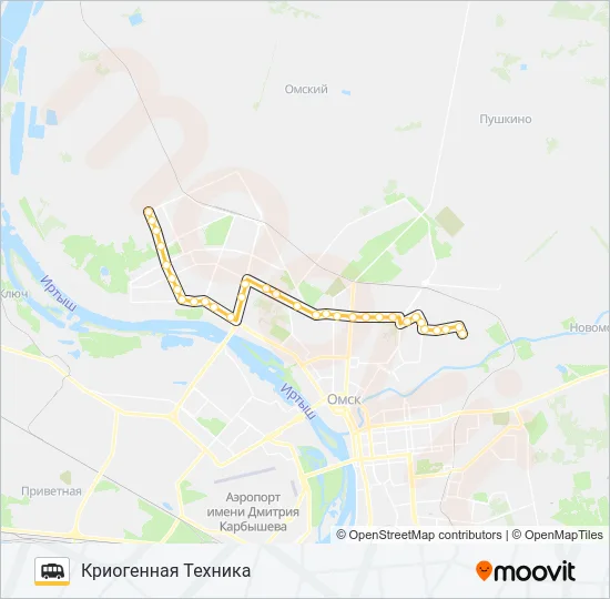 361 Shuttle Line Map
