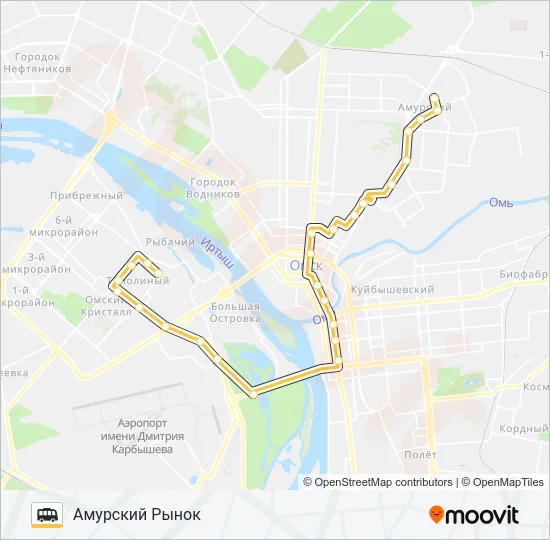 367 Shuttle Line Map