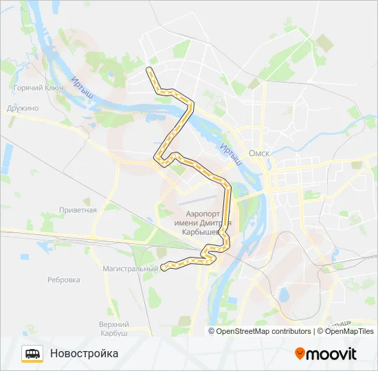 381 Shuttle Line Map
