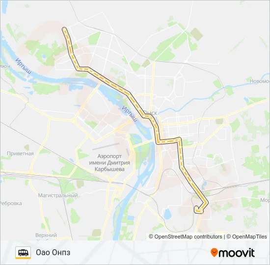 387 Shuttle Line Map