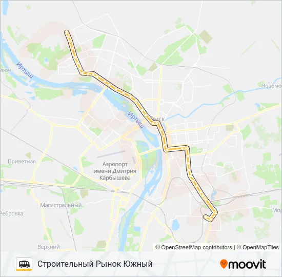 387 Shuttle Line Map