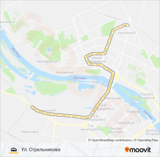 Маршрутка 389: карта маршрута