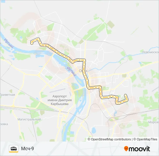 393 Shuttle Line Map