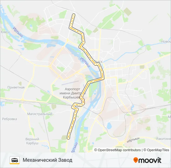 394 Shuttle Line Map
