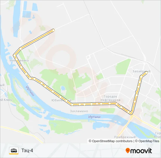 396 Shuttle Line Map