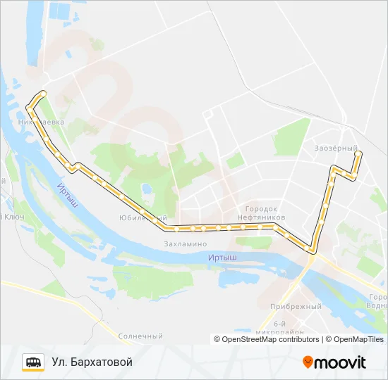396 Shuttle Line Map