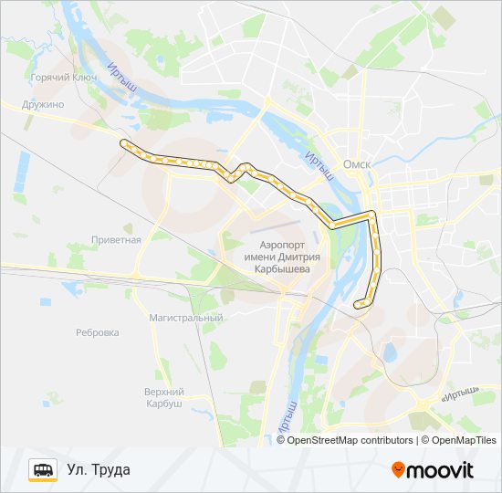 409 Shuttle Line Map