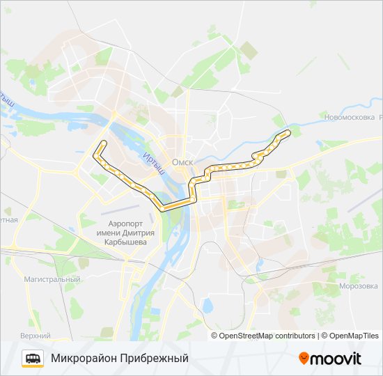 Маршрутка 410: карта маршрута